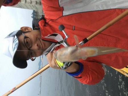 １投目からキビレチヌ釣った。やったぜ＾＾＾